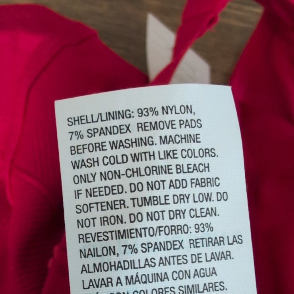 All in Motion NWT Seamless Red Jumpsuit Bodysuit S             M308 - Picture 6 of 8